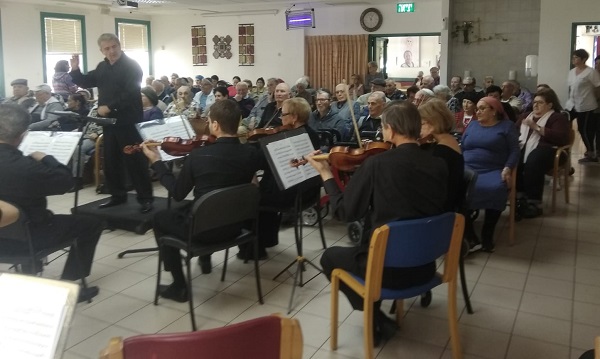 התזמורת הסימפונית אשדוד תרומה לקהילה מועדון גיל הזהב